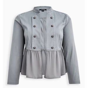 Torrid peplum jacket. Size 28
